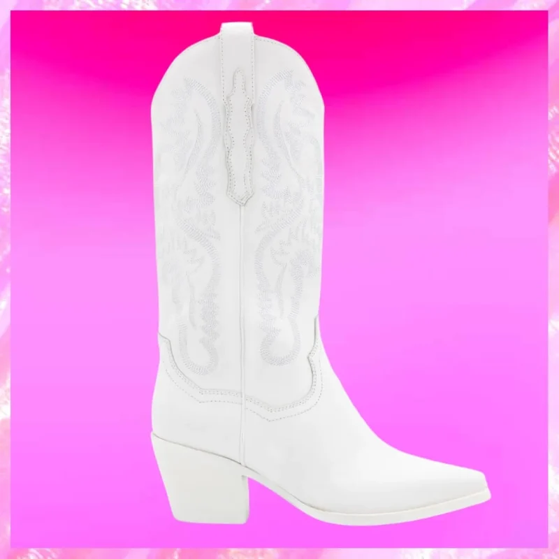 Cowgirl Boots In White