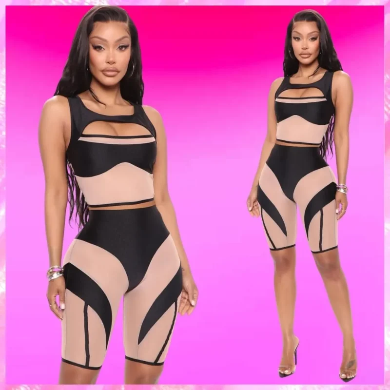 Biker Short Set