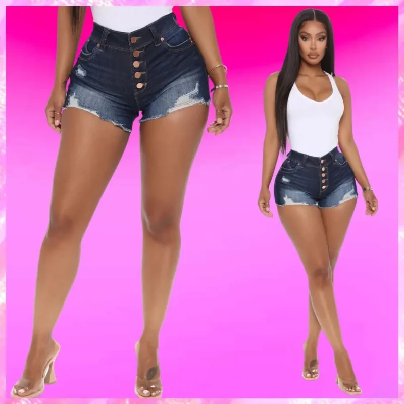 Booty Lifting Denim Shorts