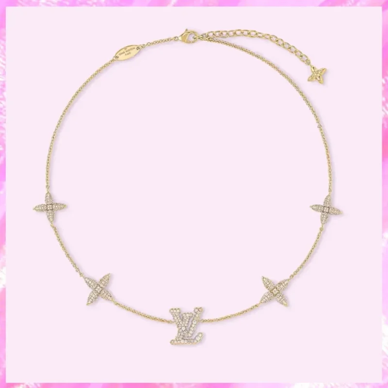 designer iconic tresor necklace in gold tone product detail