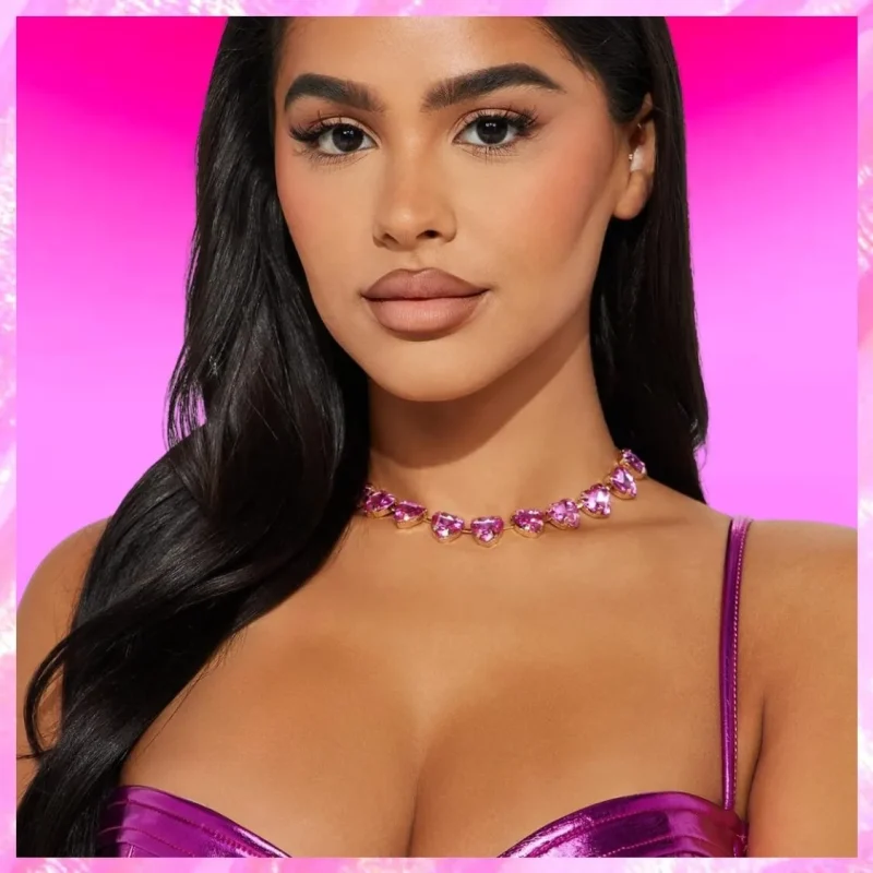 Heart Gem Choker