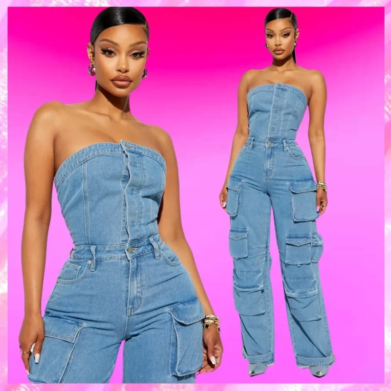 Bardot Denim Jumpsuit