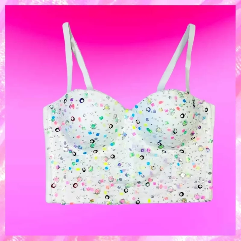 Sequin Corset Top