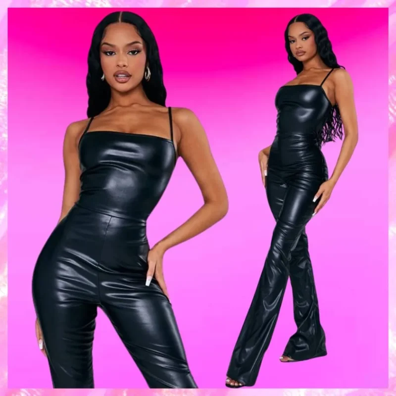 Strappy Flared Jumpsuit
