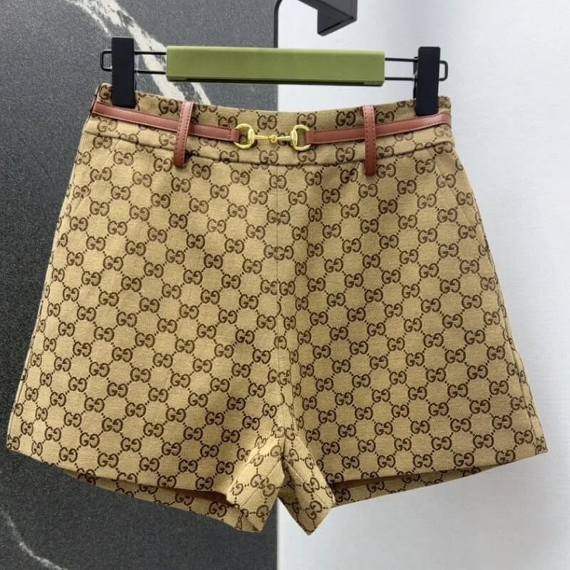 Belted High Waist Tailored Dress Shorts