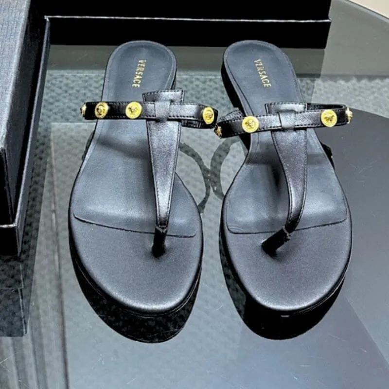 Casual Thong Summer Sandals Lightweight Flat Slip-On Style
