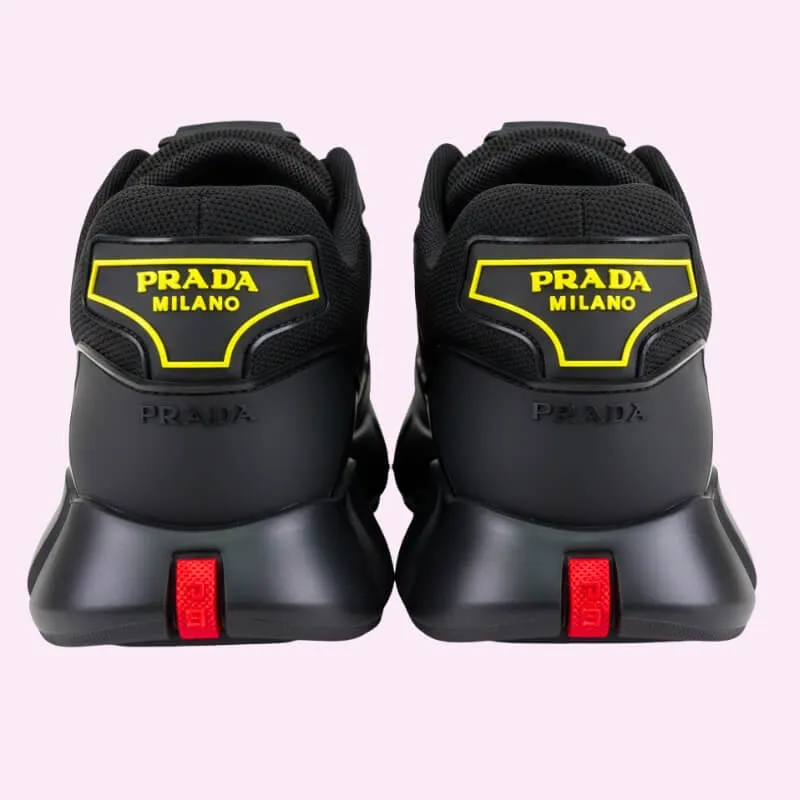 Chunky Tech Sneakers Futuristic Lace-Up Athletic Trainers