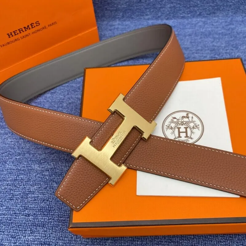 Classic H Buckle Leather Belt for Everyday Wear 