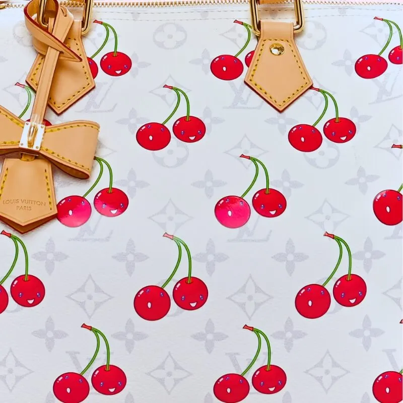 Classic Monogram Bag with Cherry Twist – Designer Must-Have