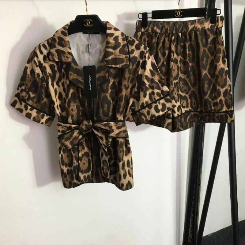 Collared Tie Waist Pajama Shorts Set Relaxed Lounge Sleep Fit