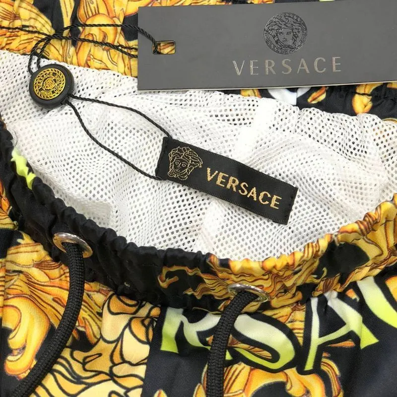 Contemporary Graphic Swim Shorts Adjustable Summer Trunks