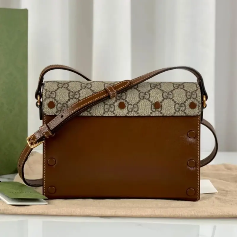 Designer GG Monogram Heart Crossbody Bag