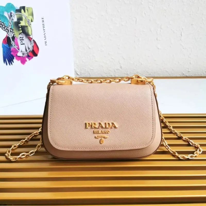 Designer Logo-Plaque Shoulder Bag