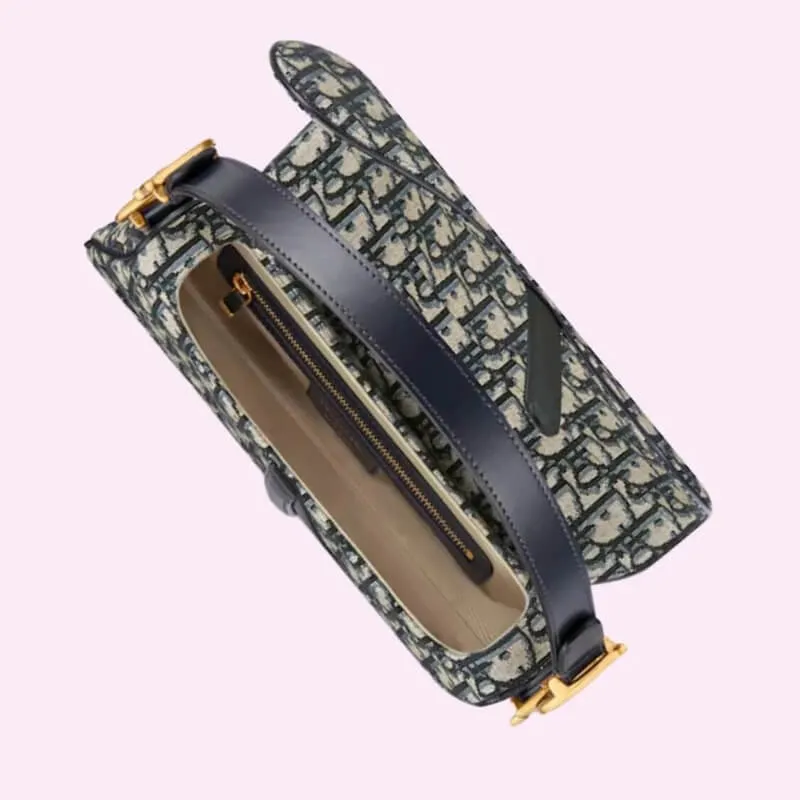 Designer Monogram Saddle Handbag - Classic Designer Purse