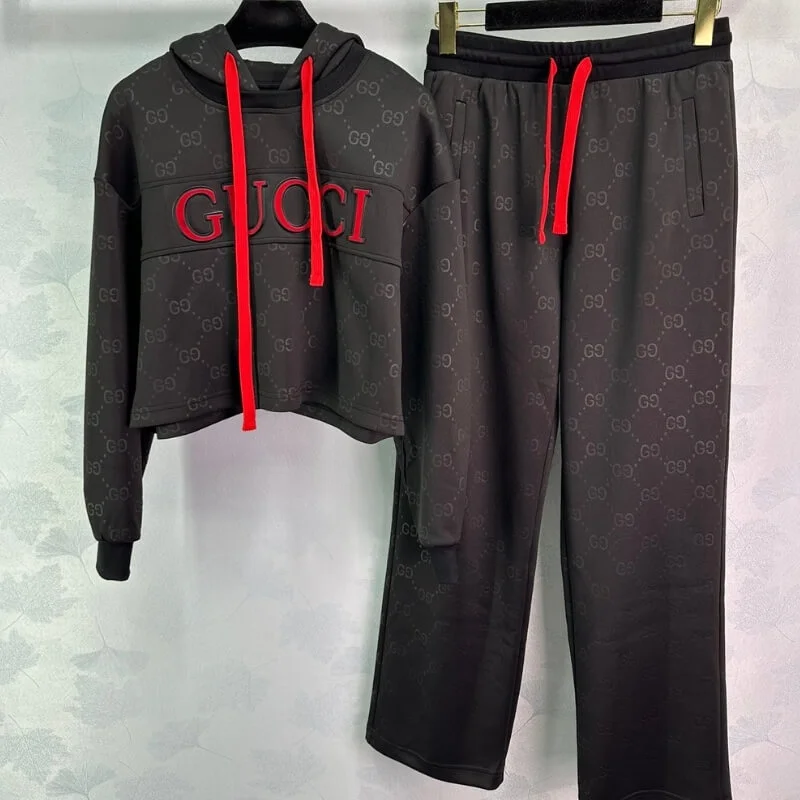 Graphic Hoodie and Jogger Sweatsuit Set