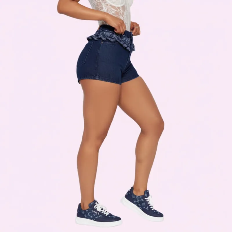 High-End Denim Trainers – Beverly Hills Style