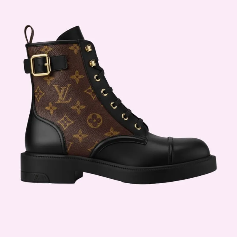  Lace-Up Ankle Combat Boots Stylish Chunky Sole Footwear