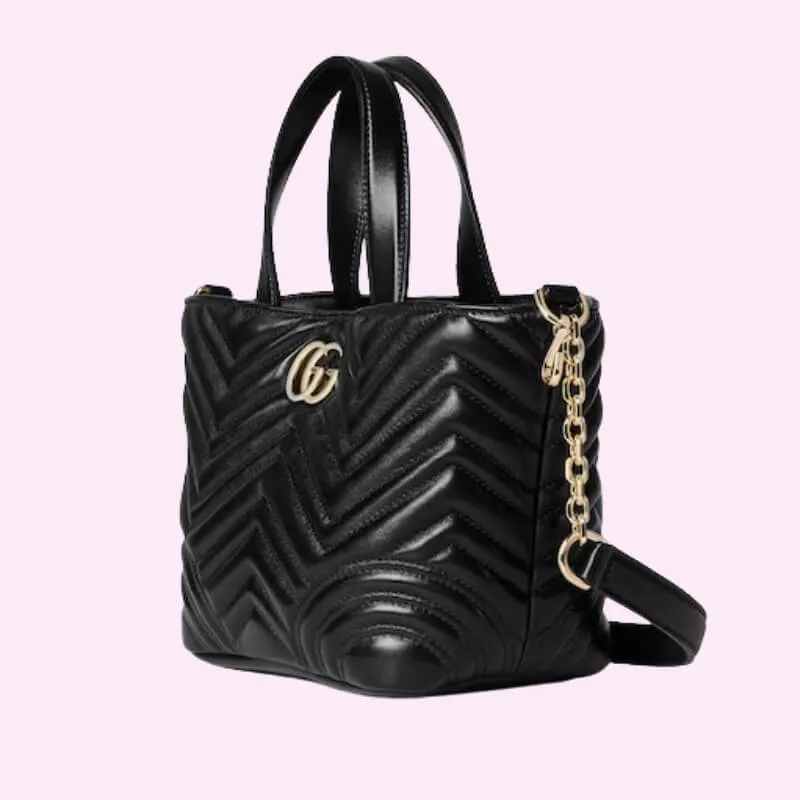 Leather Bucket Tote – Modern Designer Handbag