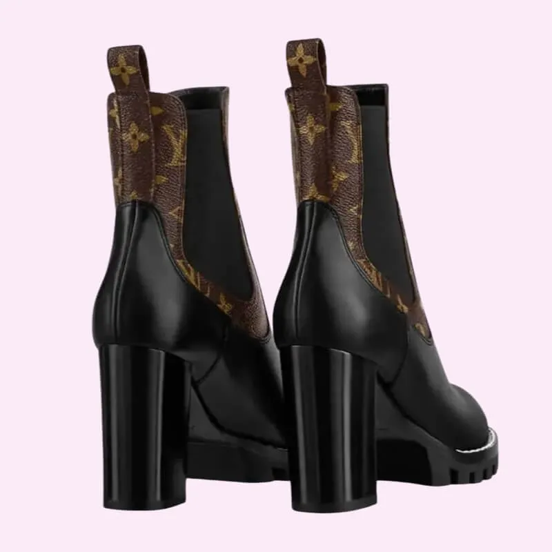 Lug Sole Block Heel Chelsea Boots Elevated Utility Style