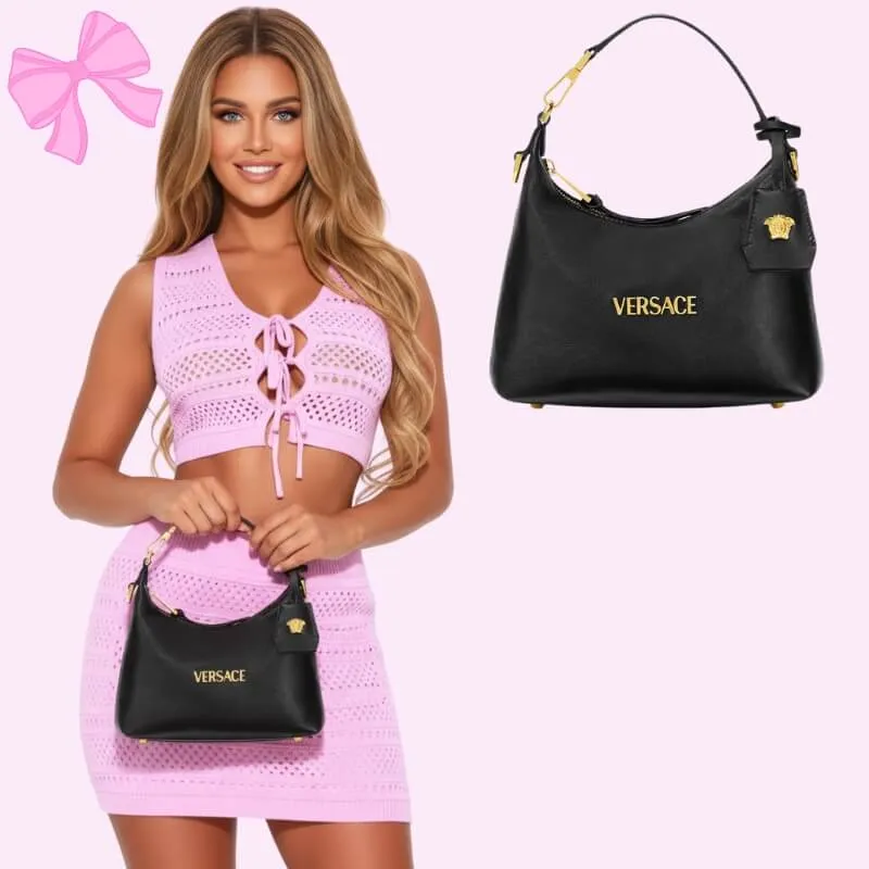 Luxury Soft Leather Handbag – Chic Designer Tote front view
