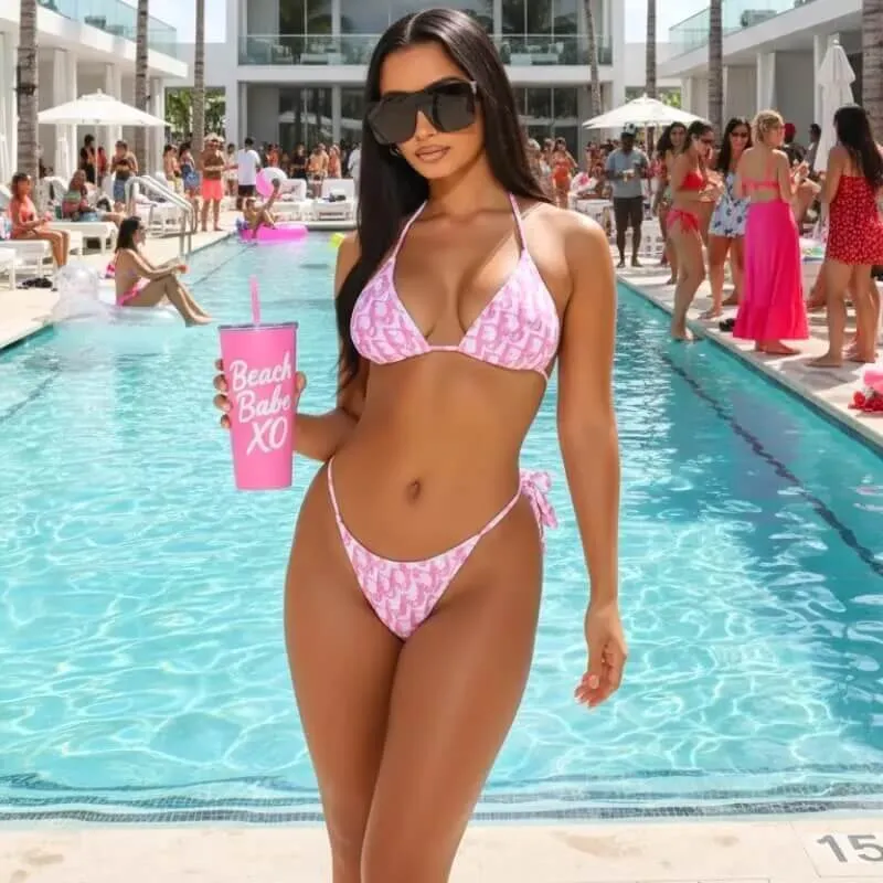 Micro Triangle Bikini Set Sculpted Summer Fit