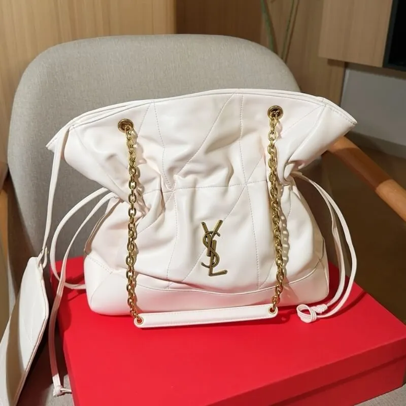 Modern Designer Drawstring Handbag – Fashion Meets Function