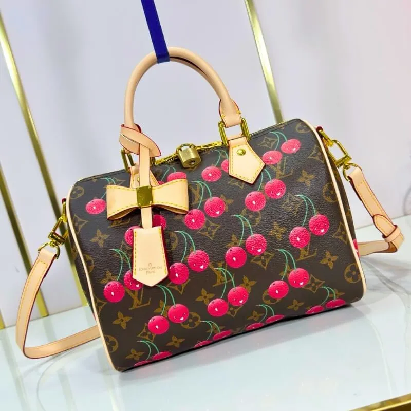 Monogram Cherry Handbag – Designer Twist on Classic Luxury