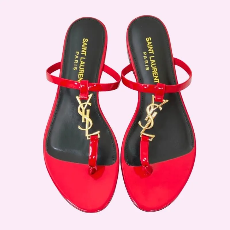 Open Toe Flat Sandals Easy Slip-On Shoes for Casual Outfits