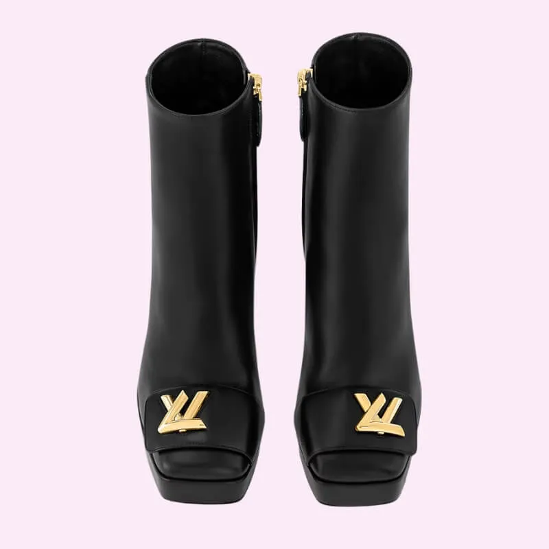 Platform High Heel Ankle Boots Block Heel Platform Boots