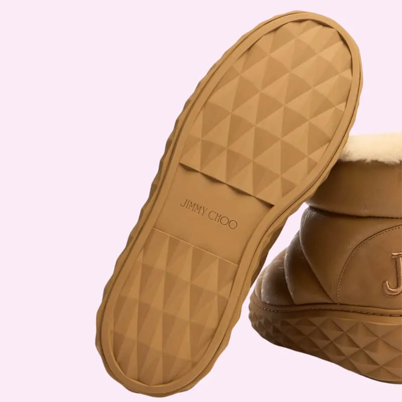 Quilted Winter Slipper Ankle Boots Warm Fur Lined Shoe
