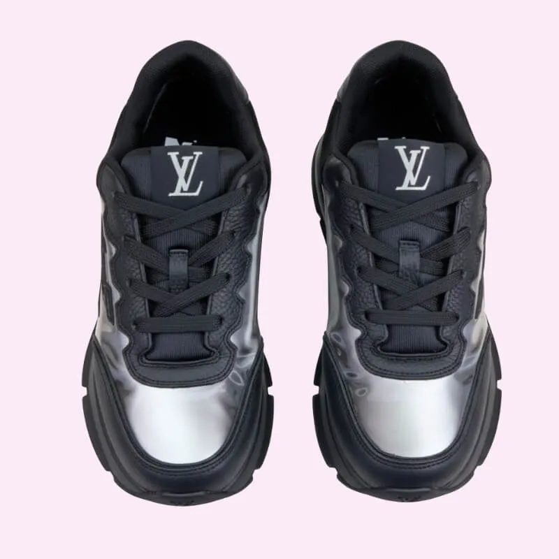Reflective Street Runner Sneakers Chunky Sport Utility Style