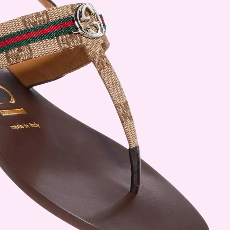 Slingback Flat Thong Sandals Summer Footwear