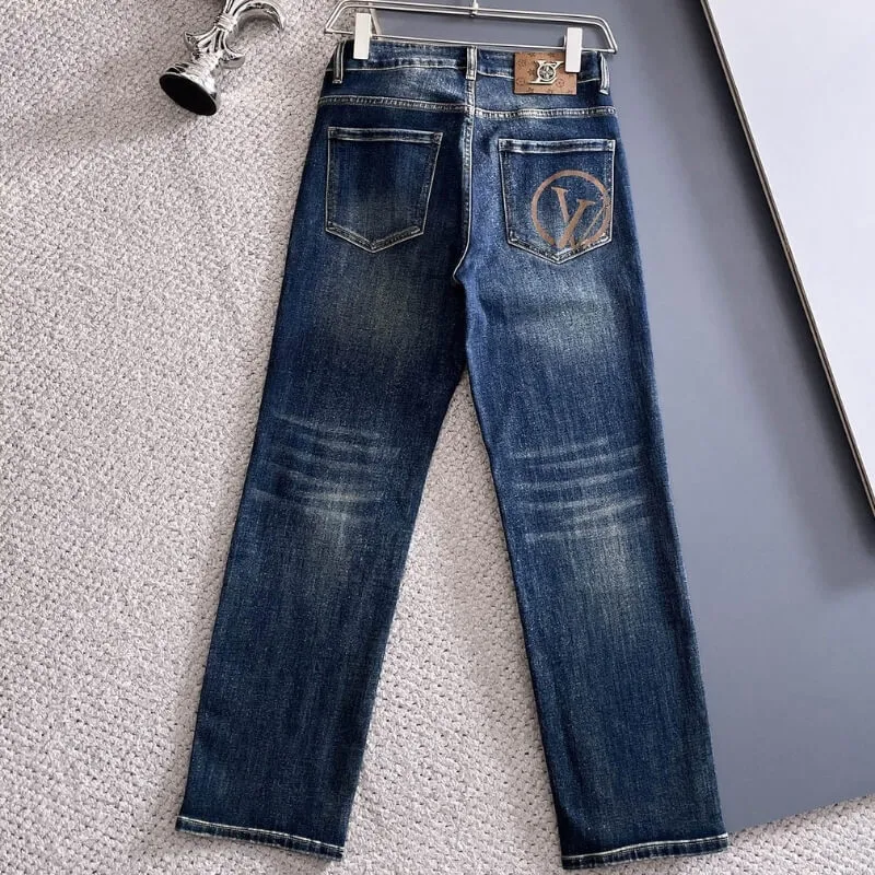 Straight Fit Everyday Denim Jeans Clean Casual Wear