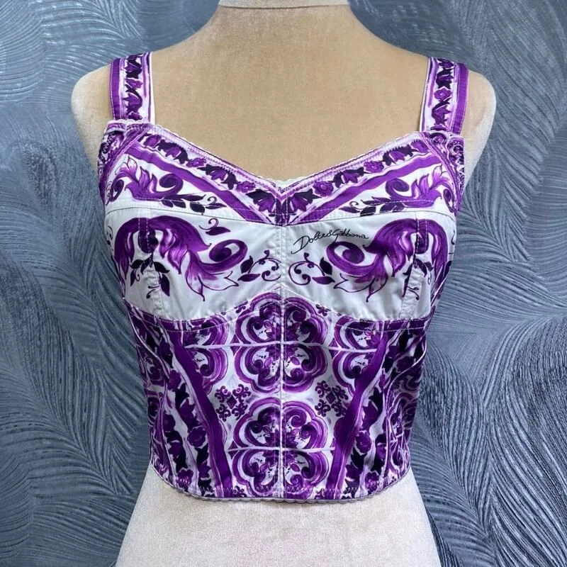 Structured Bustier Corset Top with Contour Seaming