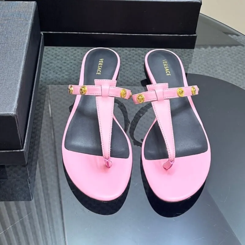 Thong Strap Flat Sandals Minimal Slip-On Summer Footwear