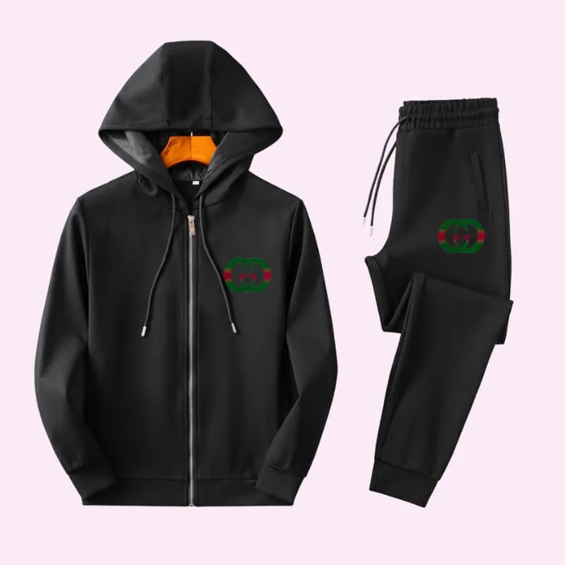 Zip Hoodie Jogger Tracksuit Relaxed Sport Utility Fit