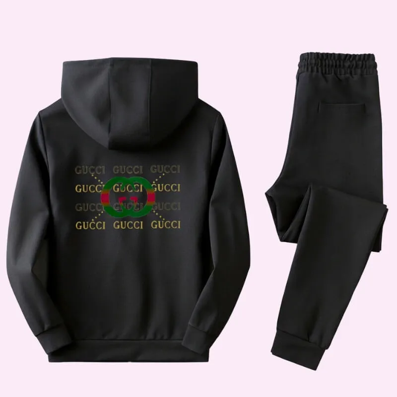 Zip Hoodie Jogger Tracksuit Relaxed Sport Utility Fit