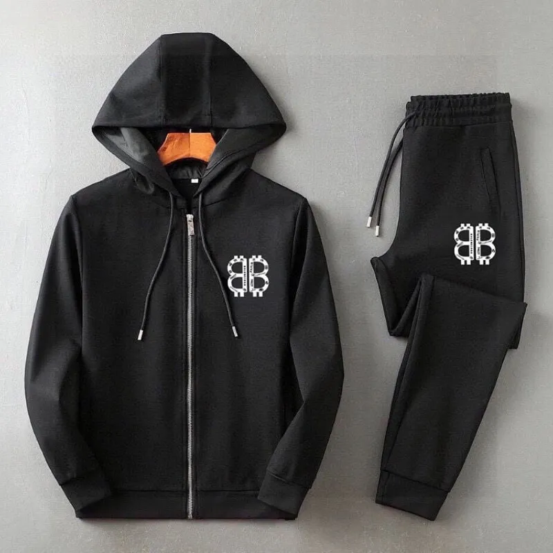 Zip Hoodie Sweatsuit Set Everyday Sport Utility Comfort